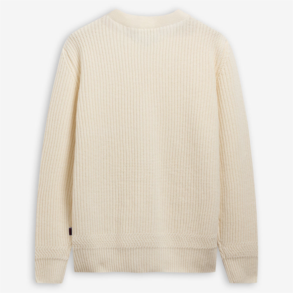 White Unisex Knitwear Cardigan for Leisure 02