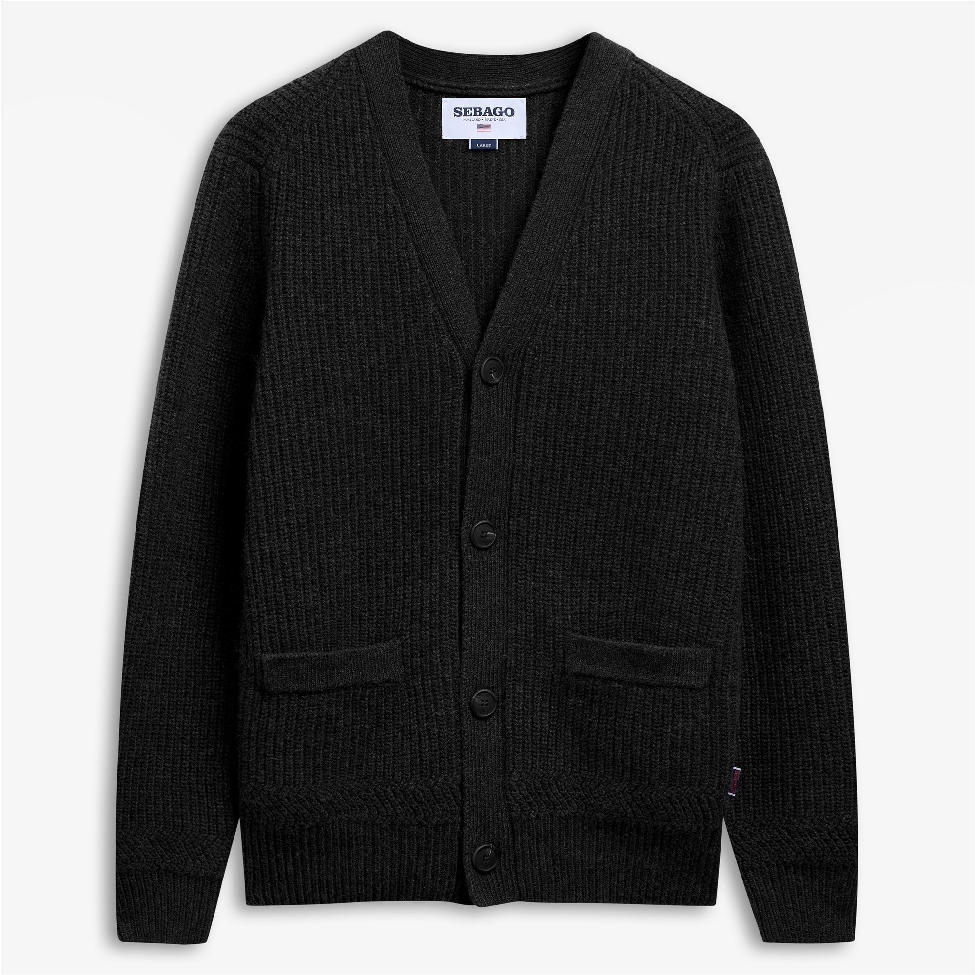 Knitwear_Unisex_CHANDLER_Cardigan_Grey Magnet - Commercial 1