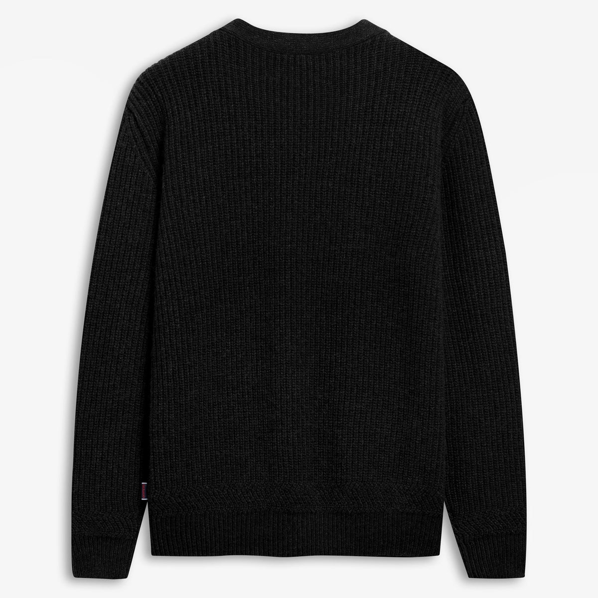Cardigan en laine gris unisexe