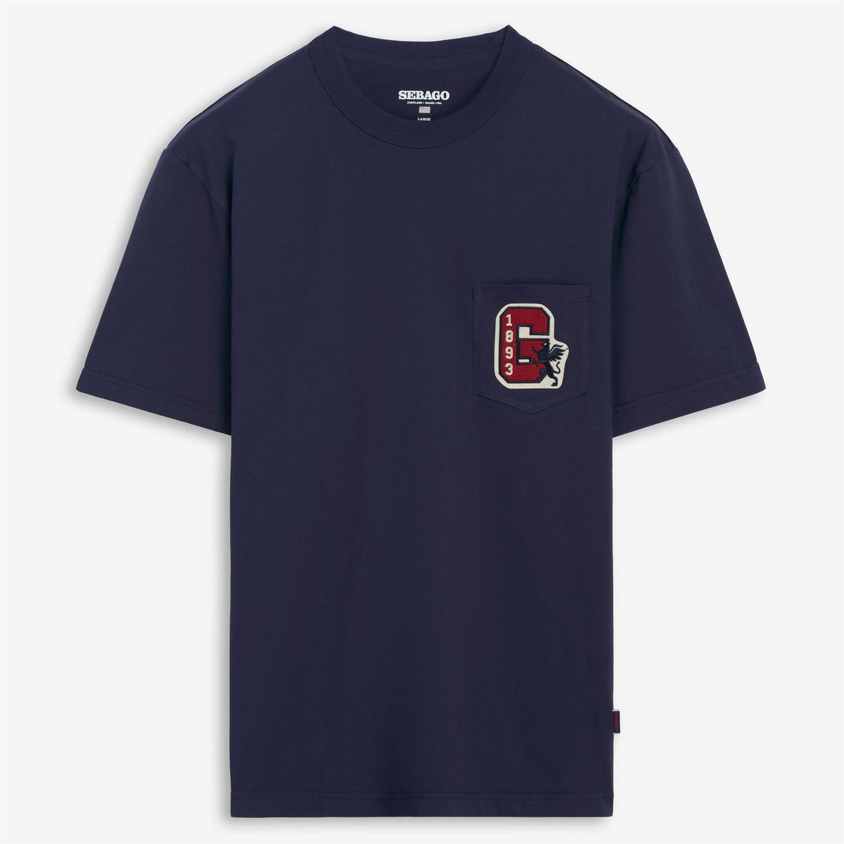 T-Shirts & Top_Unisex_HARTLAND GENOA 26_T-Shirt_Blue Marine - Commercial 1