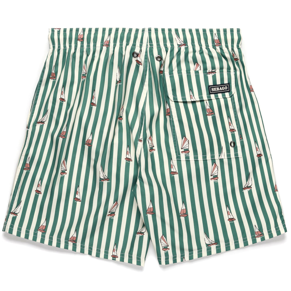 Bathing Suits Man MINOT Swimming Trunk OFF WHITE-GREEN Dressed Front (jpg Rgb)	