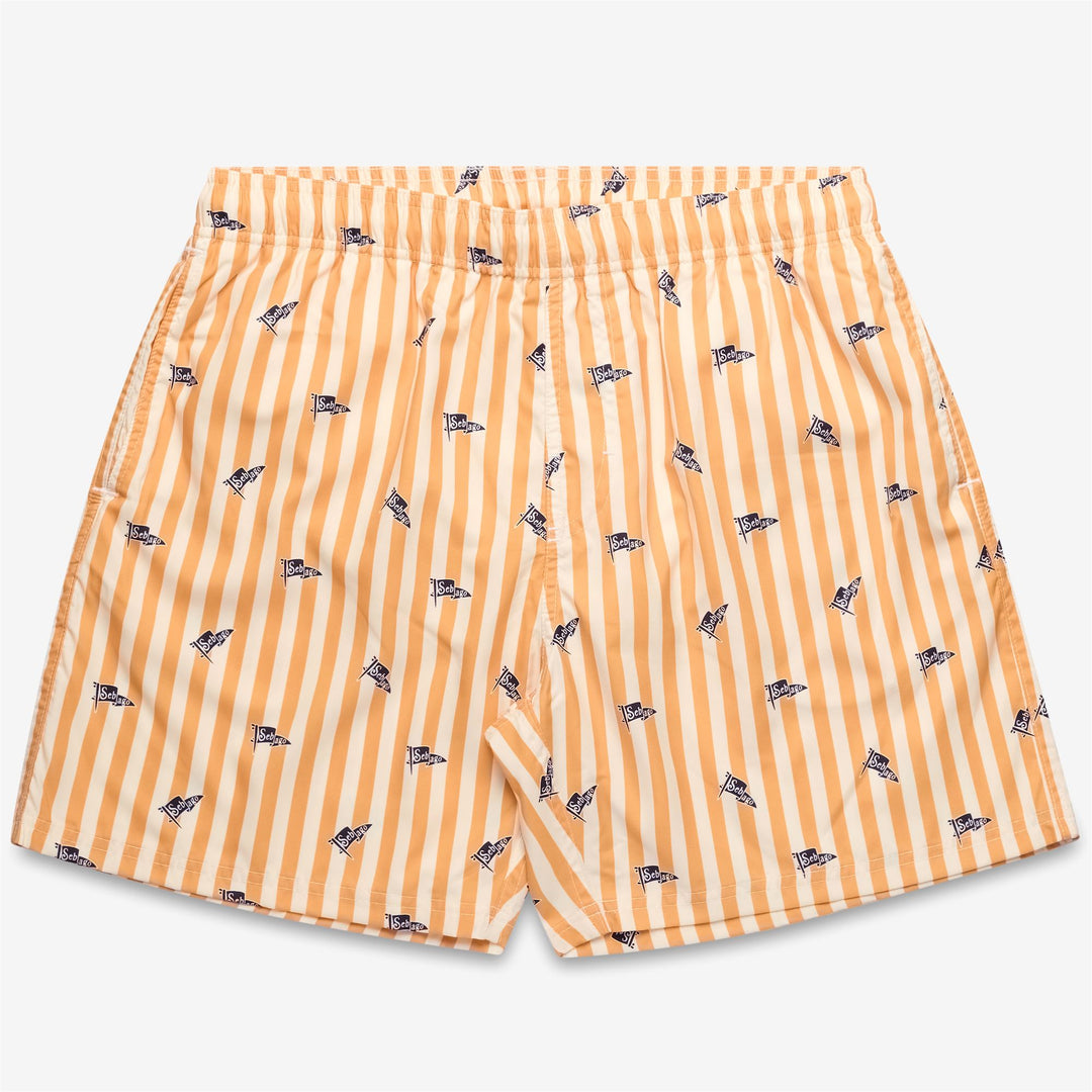 Bañador náutico para hombre en color amarillo roto con tejido de secado rápido 01