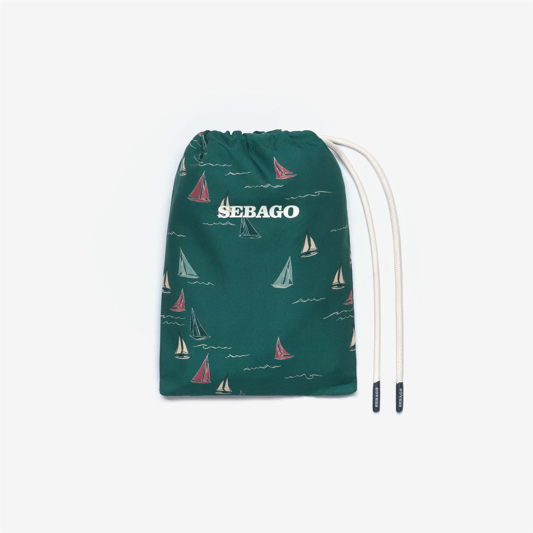 Maillot de bain de plaisance vert fantaisie pour homme, tissu à séchage rapide main