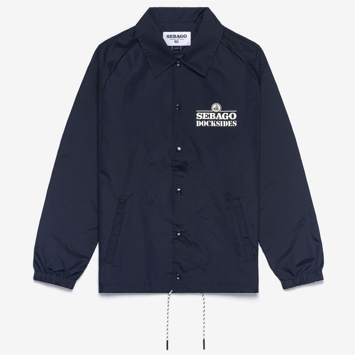 Marine Blue Unisex Lightweight Coach Jacket for Leisure Activities 1