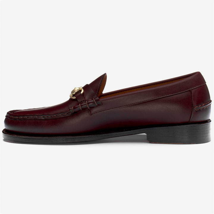 Dark Brown Men's Leather Moccasin with Horsebit Detail 3