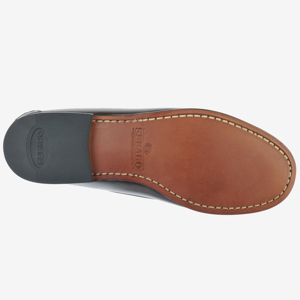 Mocassins en cuir marron foncé pour femmes 02