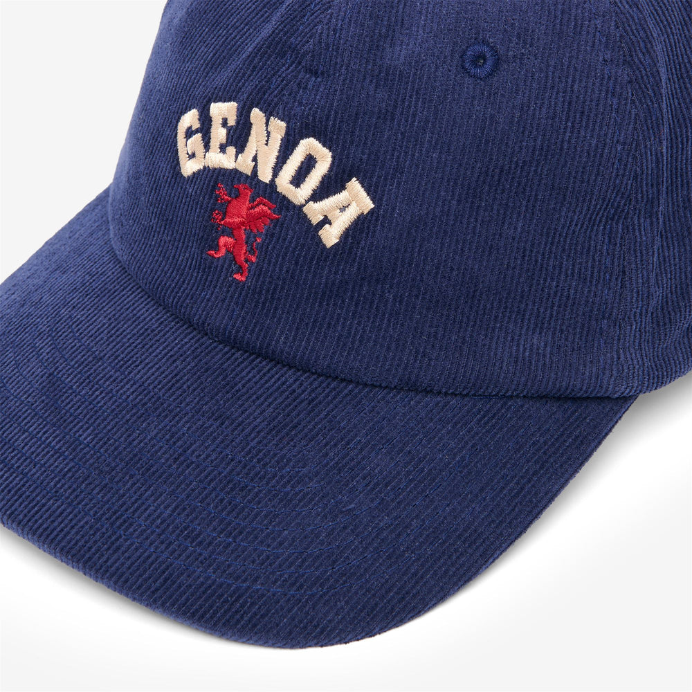 Blue marine Unisex Corduroy Cap for Fall and Winter 02