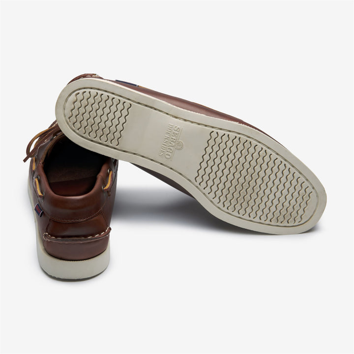 Zapatos náuticos tipo mocasín para mujer, color marrón, para navegar 4