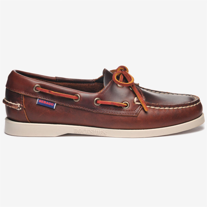 Brown Women's Nautical Moccasin Boat Shoes for Yachting 1