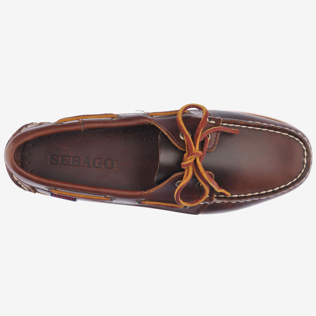 Mocasines marrones para mujer, ideales para la navegación, con suela de goma antideslizante. main