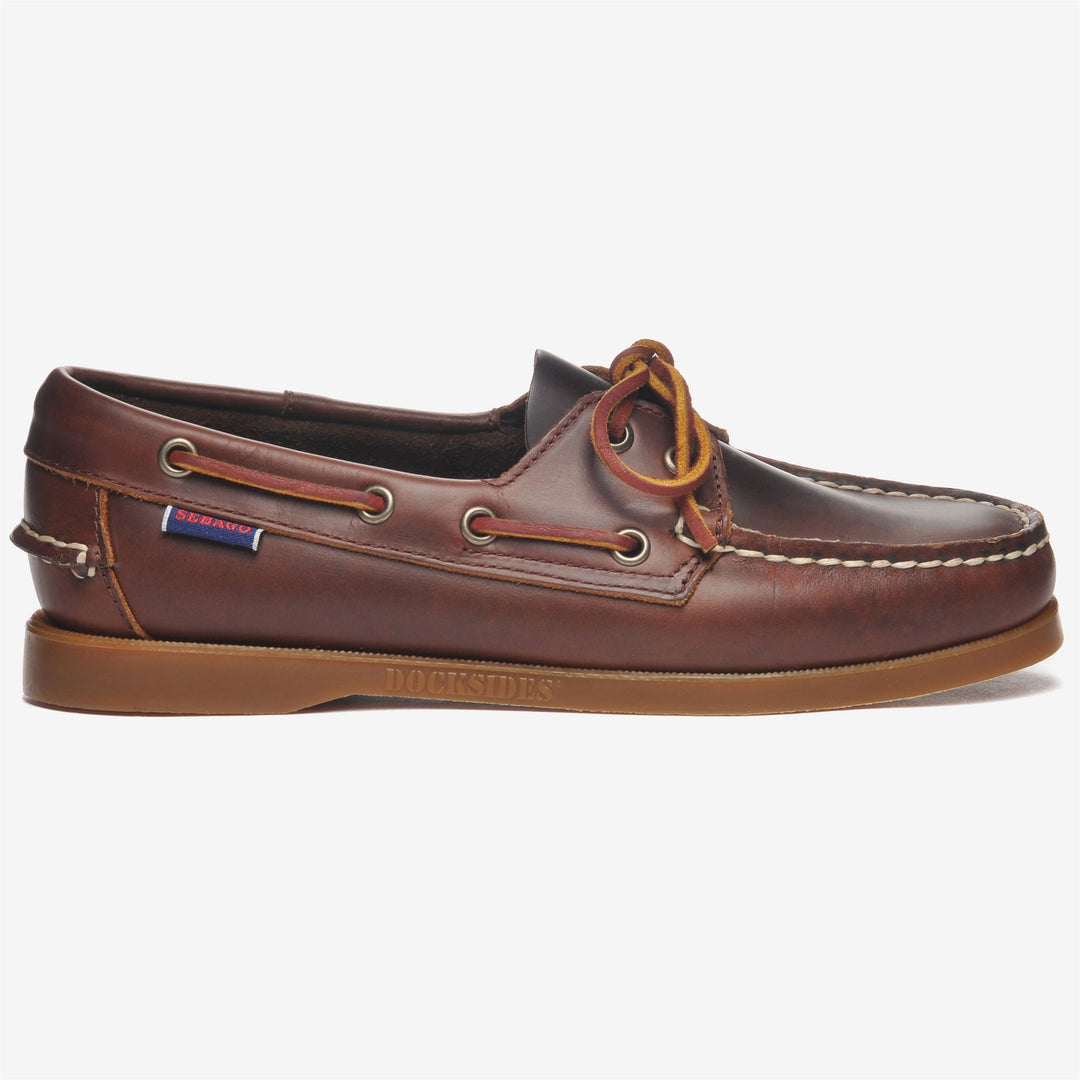 Brown Women's Yachting Mocassins with Non-Slip Rubber Soles 01