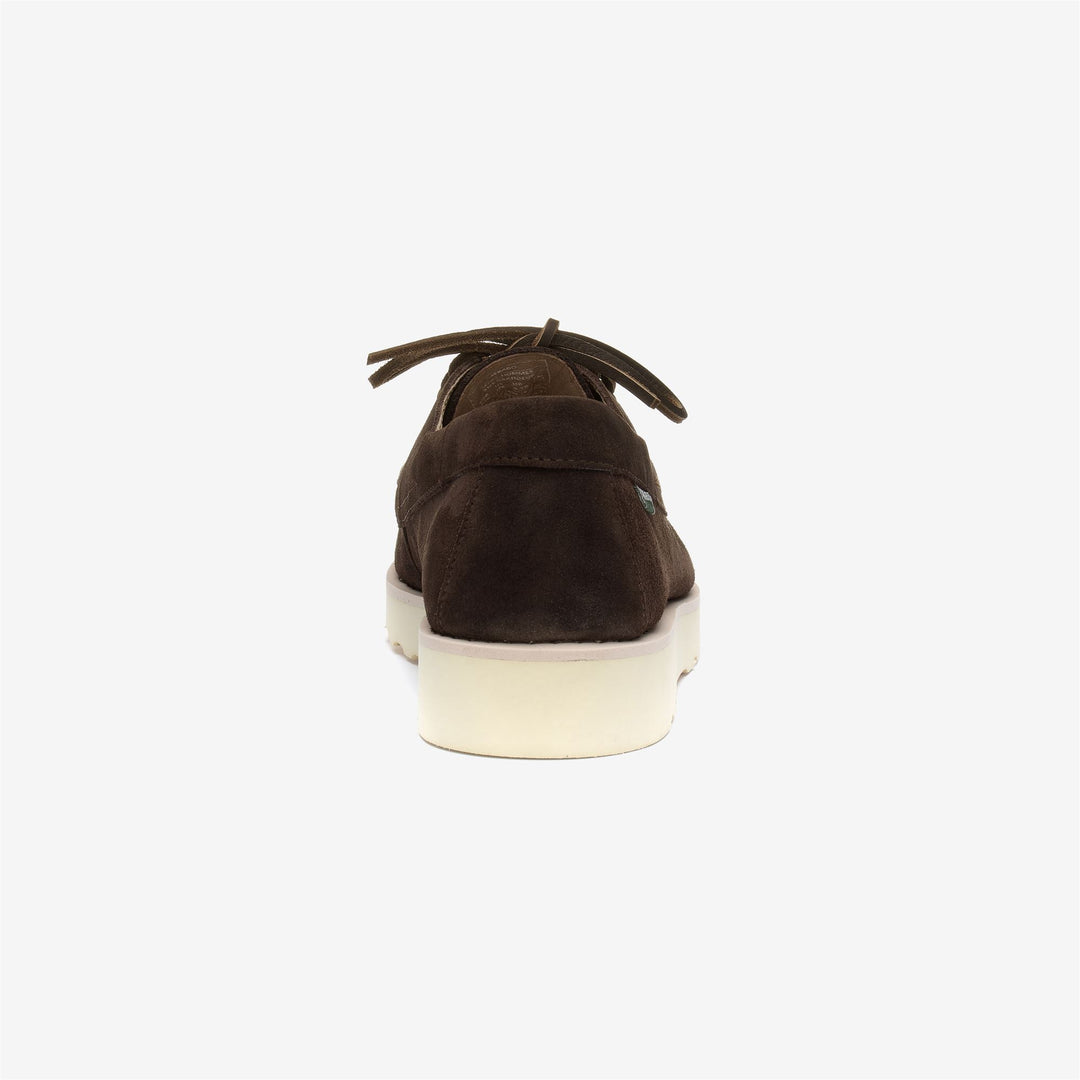 Dark Brown Men's Suede Low Cut Moccasins for Leisure main