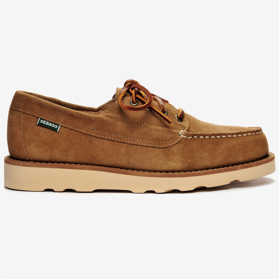 Mocasines bajos de ante beige y amarillo para hombre para el tiempo libre 01