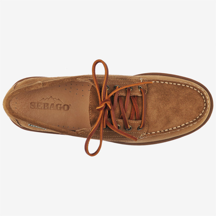 Beige Yellow Men's Suede Low Cut Moccasins for Leisure 4