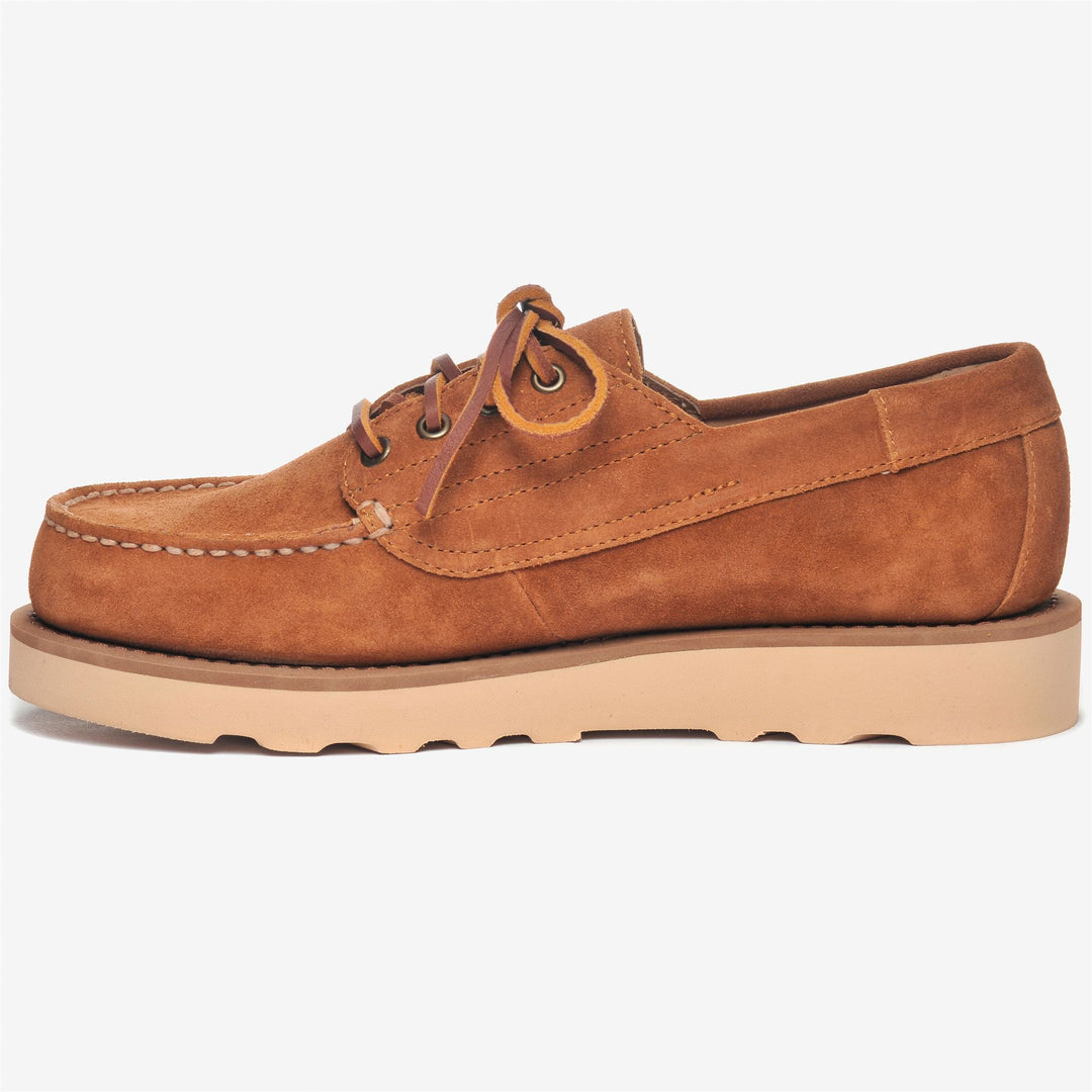 Mocha Brown Men's Suede Low Cut Leisure Moccasins main