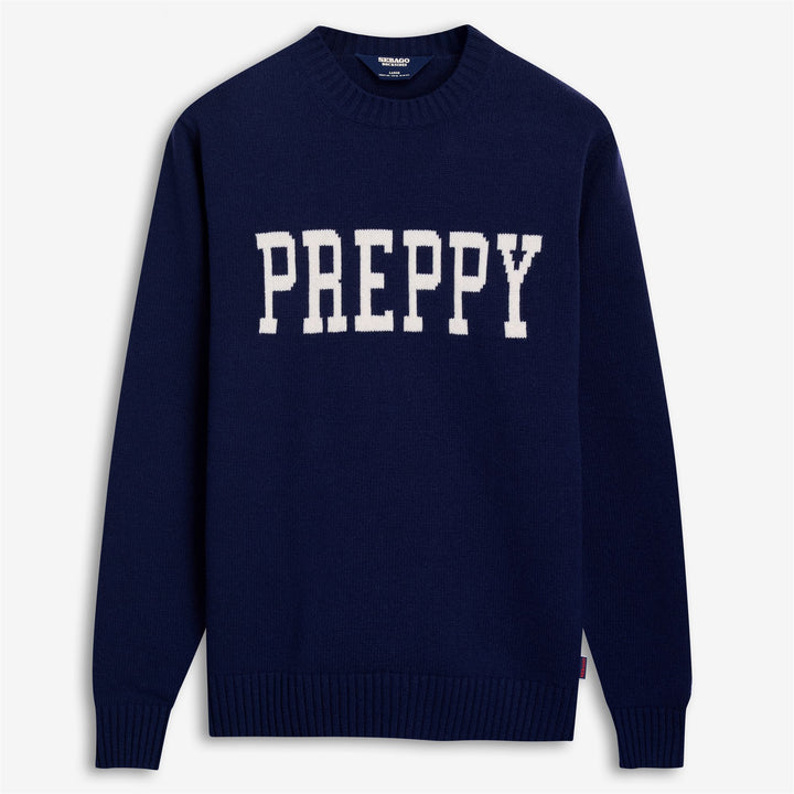 Marine Blue Men's Yachting Knitwear Jumper with Classic Fit 1