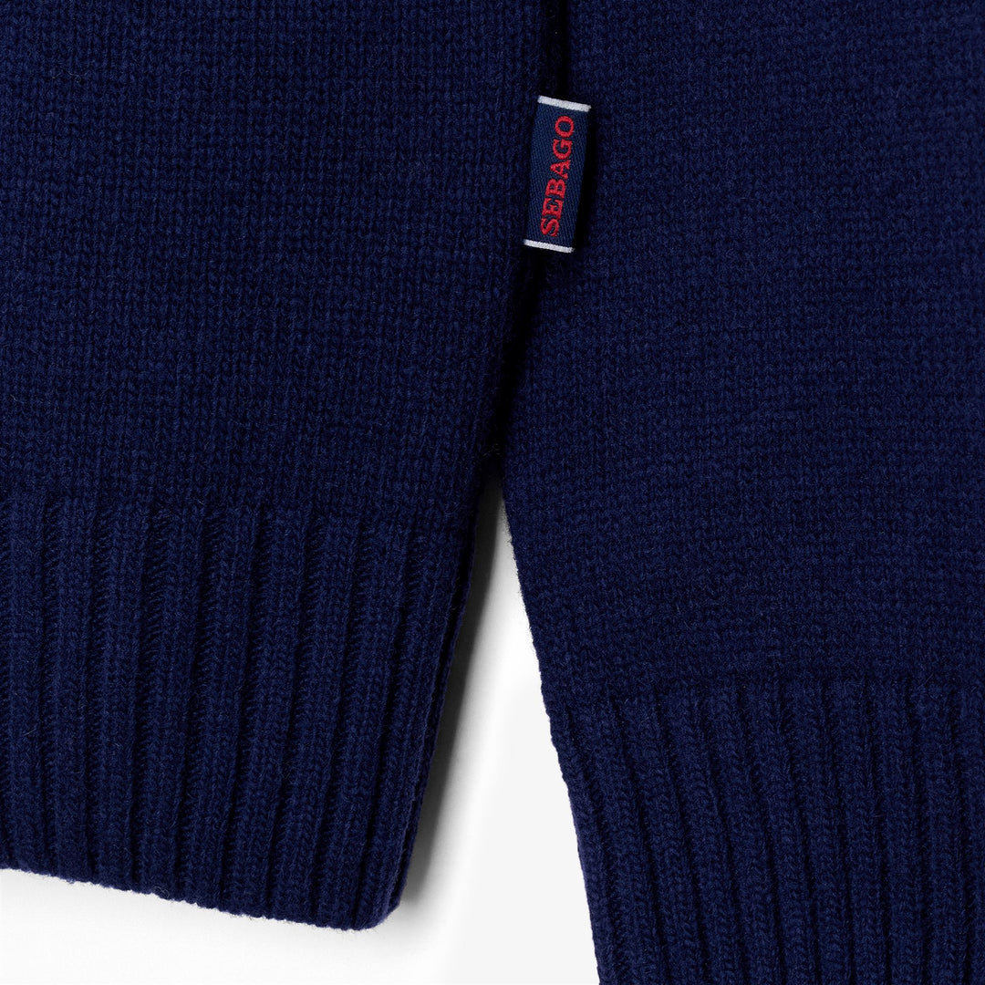 Marine Blue Men's Yachting Knitwear Jumper with Classic Fit main