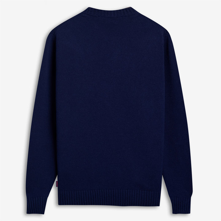 Marine Blue Men's Yachting Knitwear Jumper with Classic Fit 2