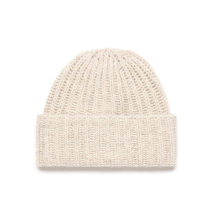 Beige Yellow Unisex Wool Leisure Beanie Hat 1