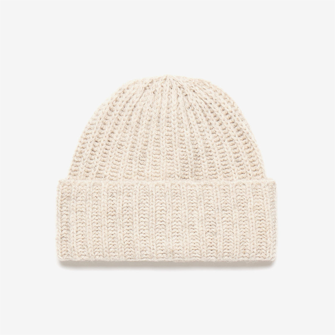 Beige Gelbe Unisex Woll-Freizeitmütze 01