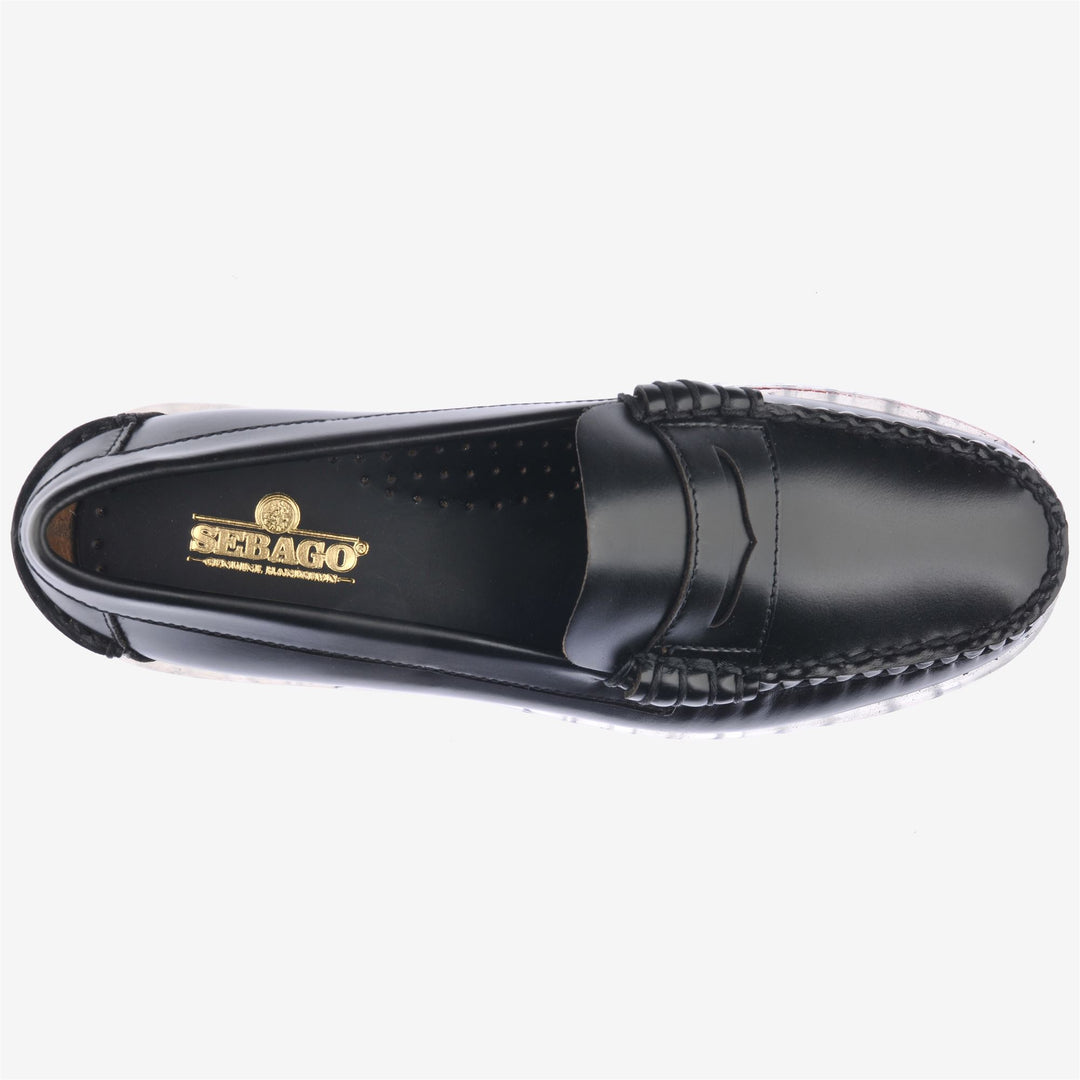 Moc Woman DAN TRANSPARENT LUG WOMAN Moccasin BLACK TRANSPARENT