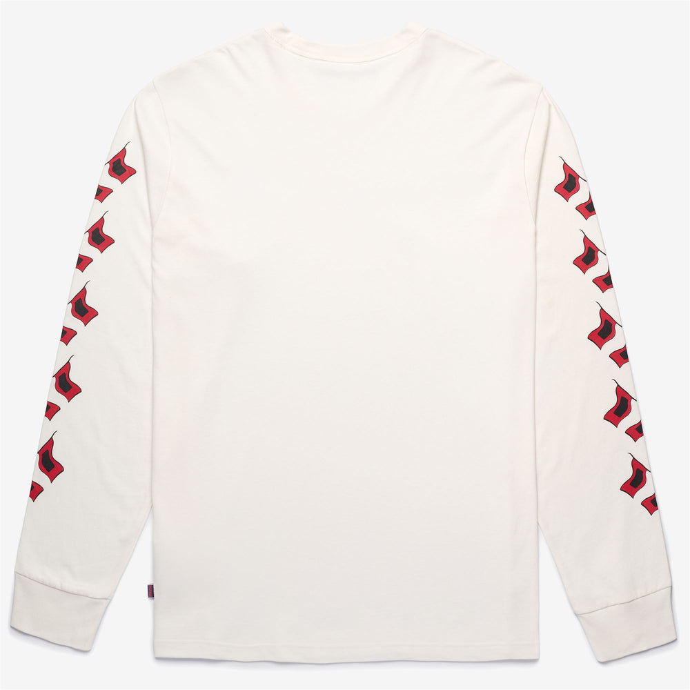 T-Shirt Unisex da Vela Bianca Naturale con Design Grafico Iconico 02