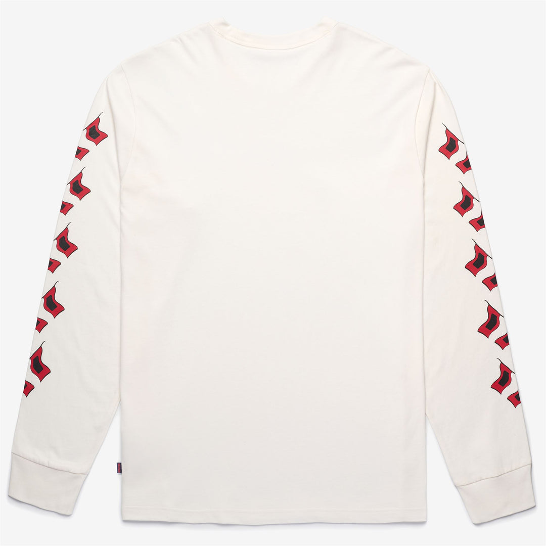 Natural White Unisex Sailing T-Shirt with Iconic Graphic Design main