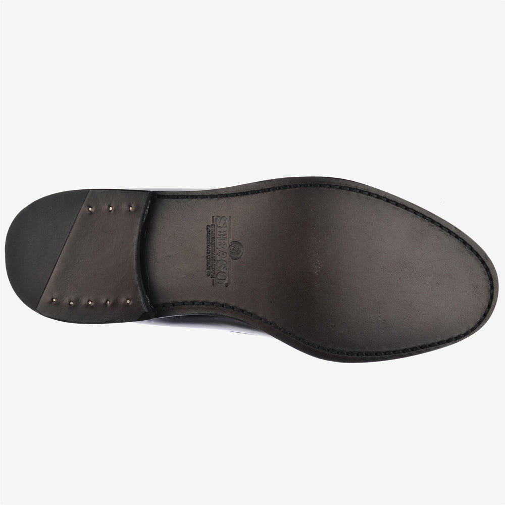 Schwarzer Herren Leder Mokassin Slip-On fürs Business 02