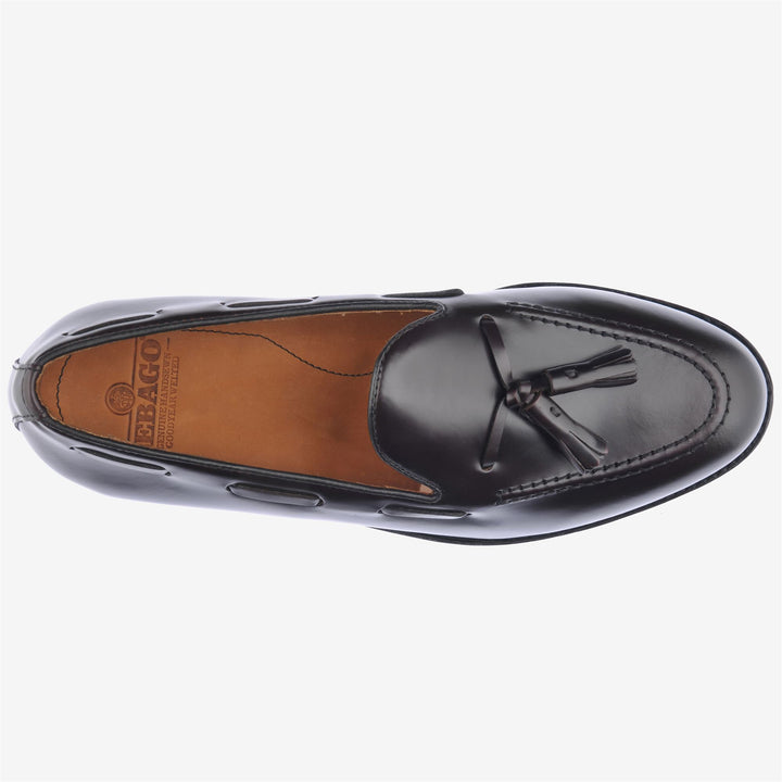Burgundy Red Men's Leather Business Moccasin Shoes 4
