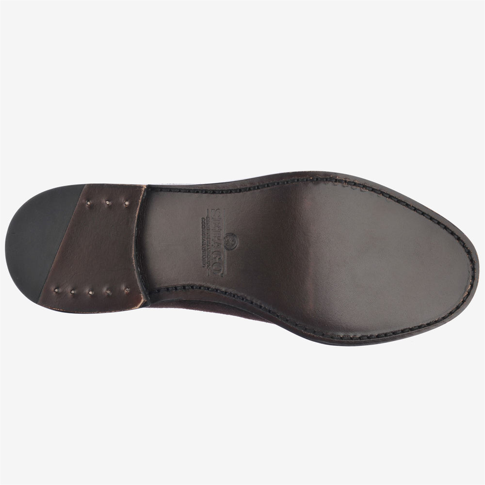 Mocassins marron foncé pour homme 02