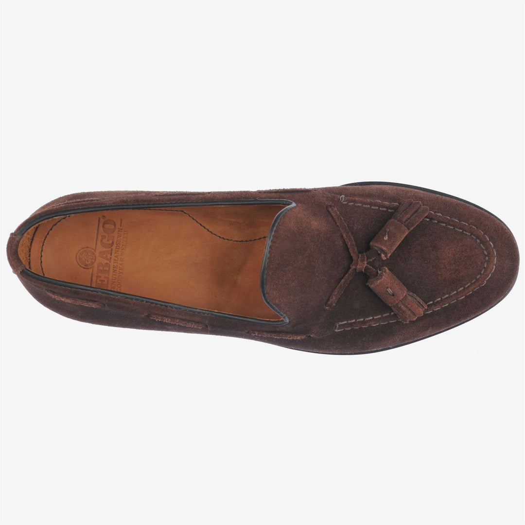 Mocassini da Uomo Business Slip-On Marrone Scuro main