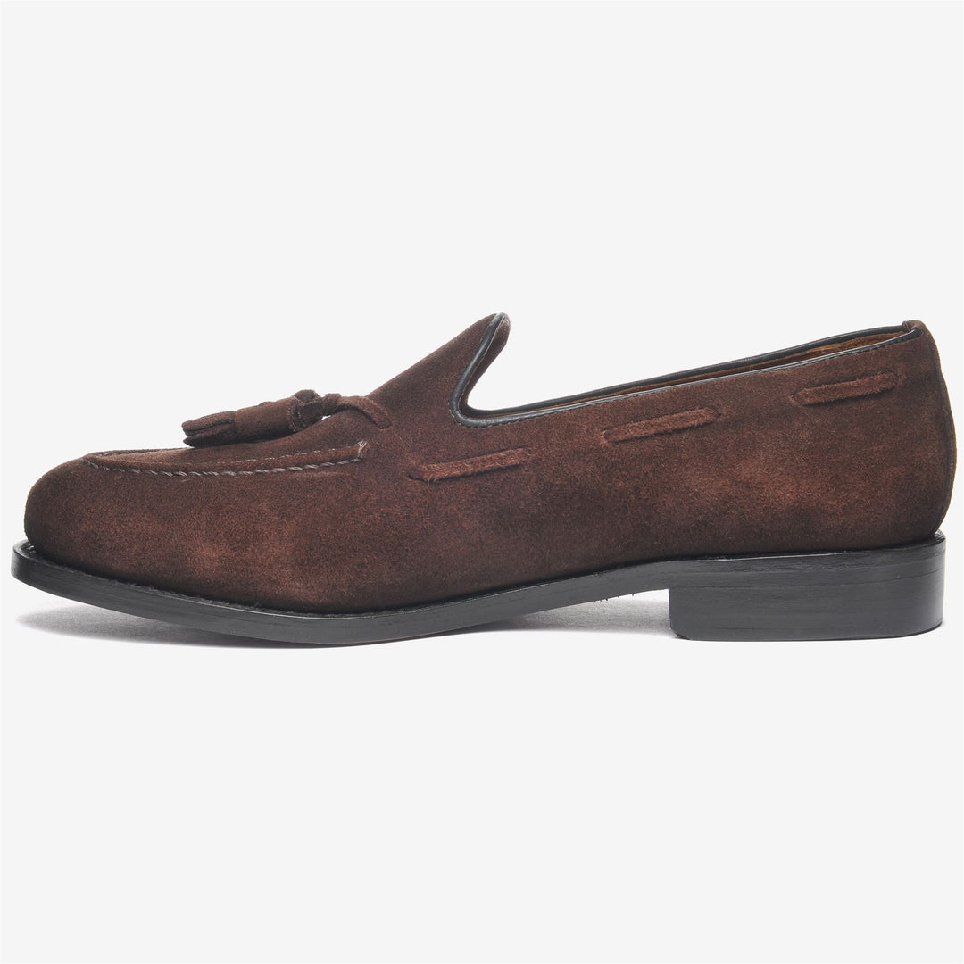 Mocassini da Uomo Business Slip-On Marrone Scuro main