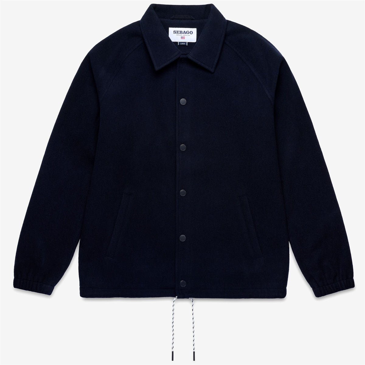 Blue Unisex Wool Jacket