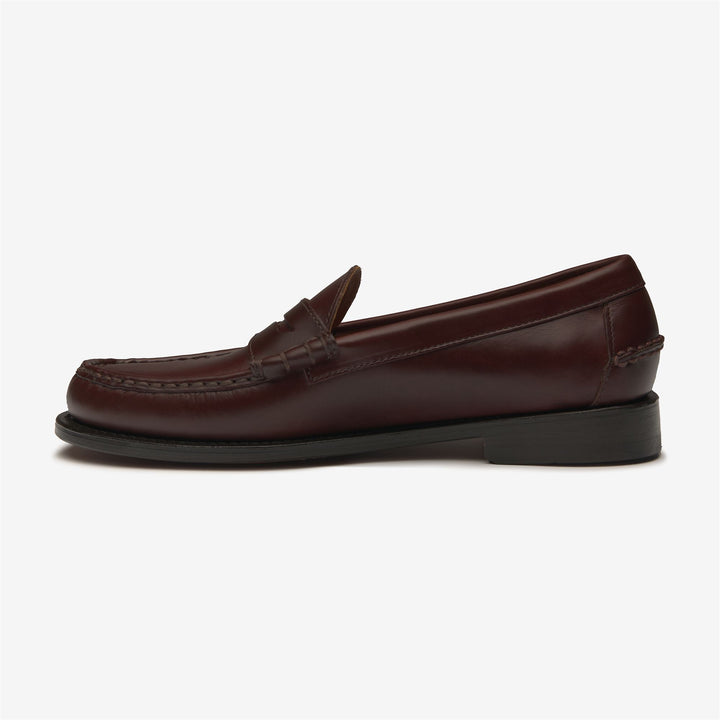 Mocassini da uomo in pelle marrone scuro 3