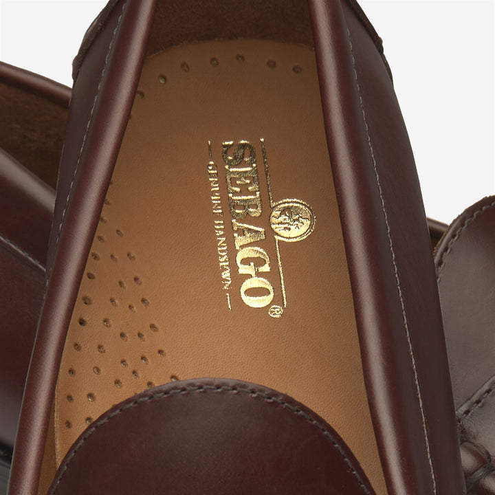 Dark brown Men's Leather Moccasin Loafers 5