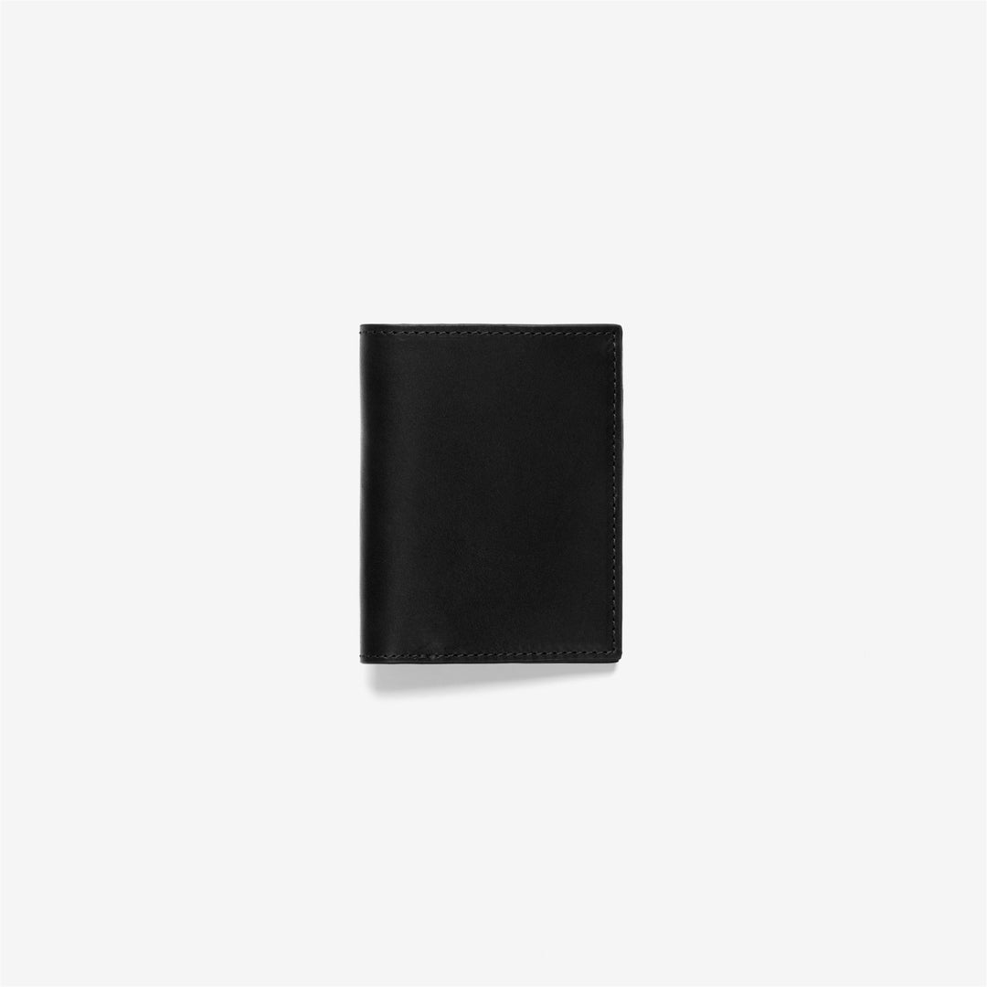 Black Unisex Leather Wallet with Classic Construction 01