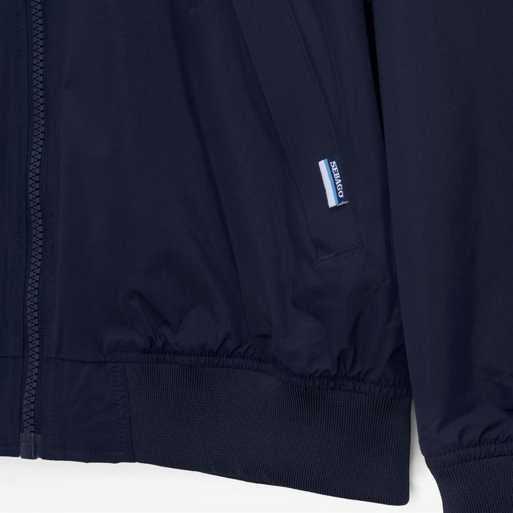 Marine Blue Unisex Sailing Jacket with Water-Repellent Features 3