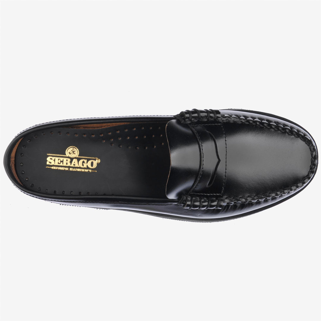 Mocassini Moda Donna Neri Slip-On con Piattaforma Confortevole main