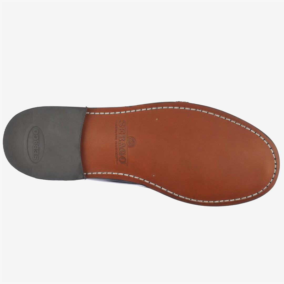 Schwarzer eleganter Damen-Ledermokassin für Business-Kleidung main
