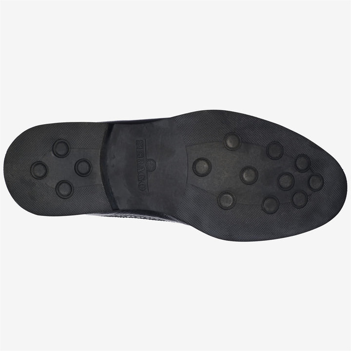 Bottines noires à lacets en cuir vieilli pour homme 2