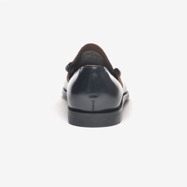 Schwarze Damen Leder Freizeit Mokassins 5