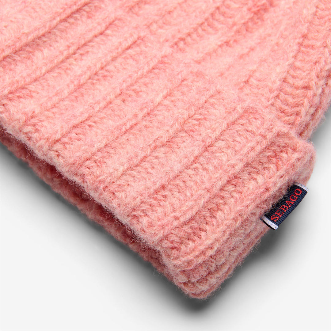 Gorro de lana acogedor unisex rojo para invierno main