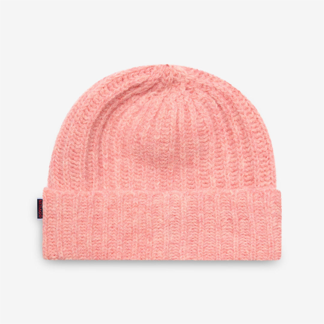 Gorro de lana acogedor unisex rojo para invierno main