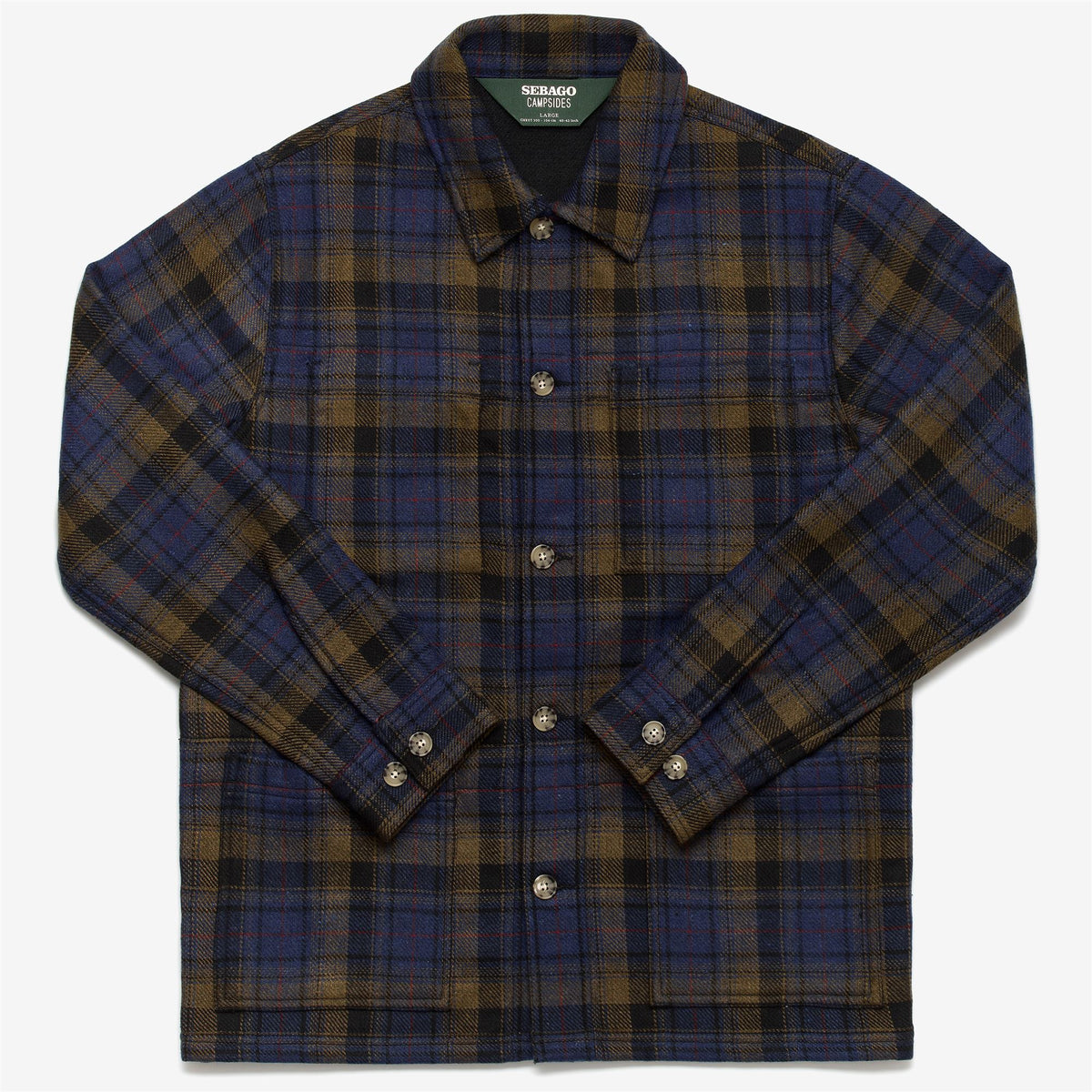 Green Men's Wool Blend Work Jacket