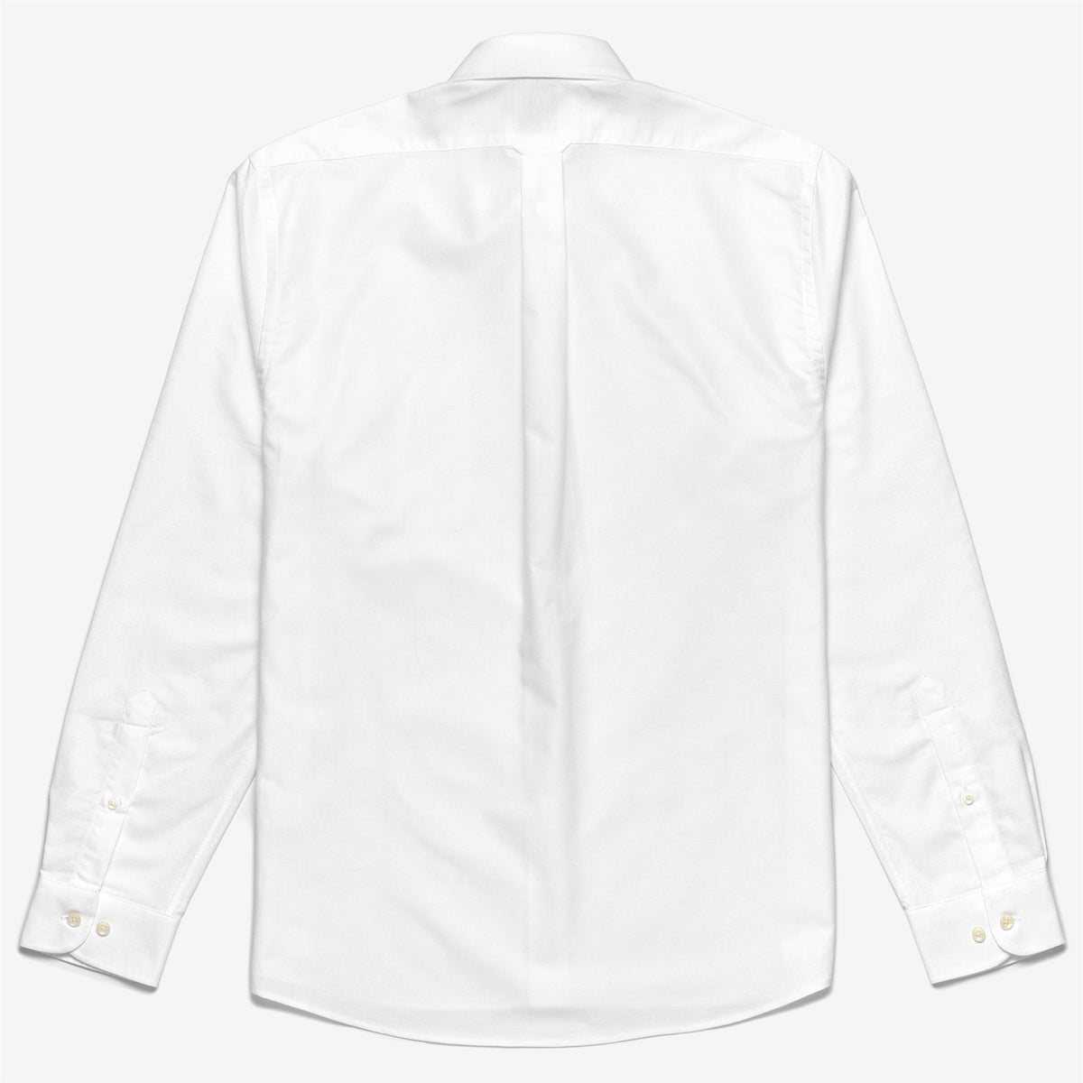 White Men's Cotton Oxford Shirt