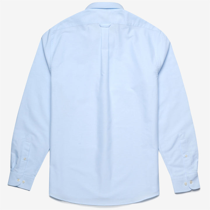 Camisa náutica azul celeste con botones para hombre en algodón 2