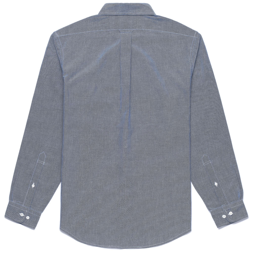 Camisa náutica azul celeste con botones para hombre en algodón 02