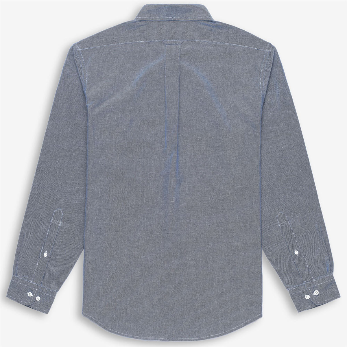 Blue Men's Cotton Oxford Shirt