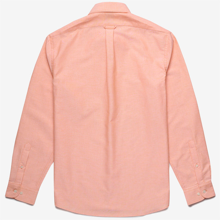 Orange Men's Yachting Button-Down Cotton Shirt 2
