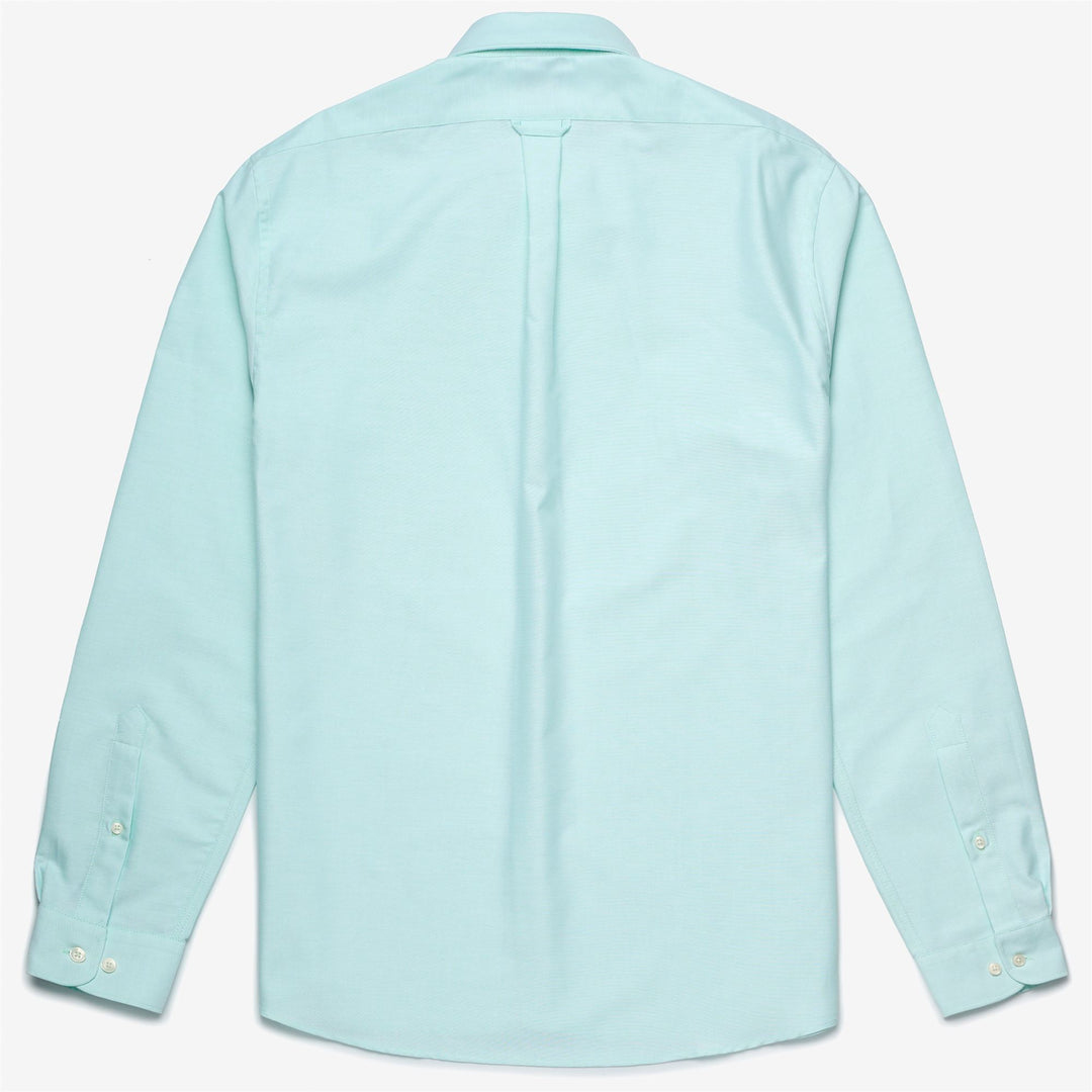 Dusty Green Men's Button-Down Yachting Shirt in Cotton main